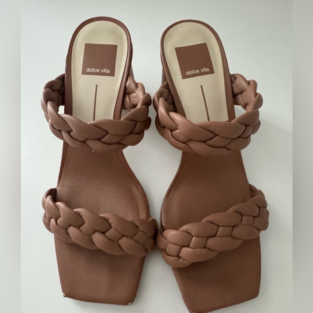 Dolce Vita Women's Brown Braided Sandals Size 8.5